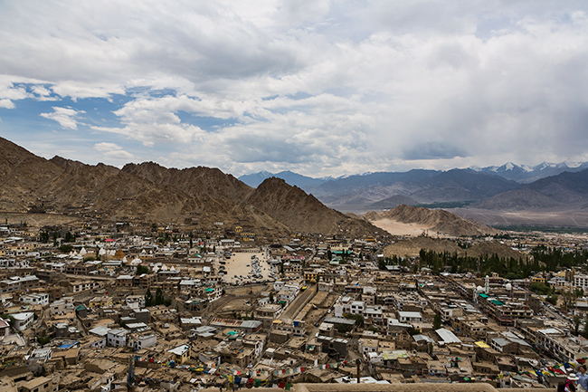 View from the palace in Leh