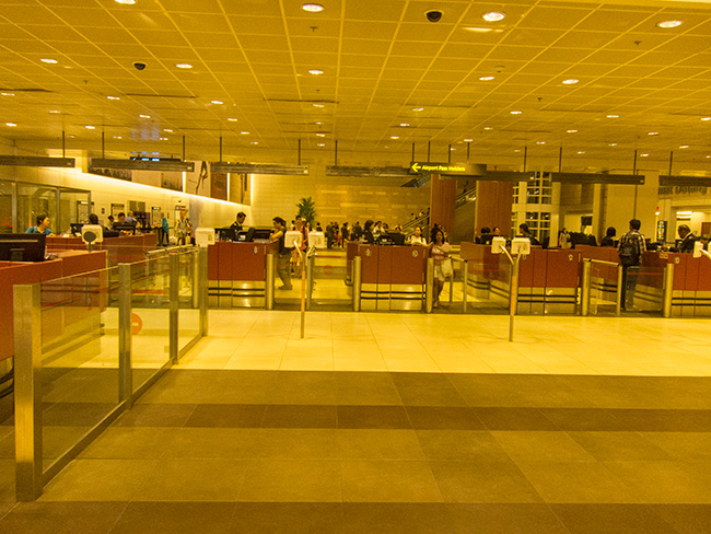 Singapore Airport Immigration