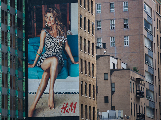 Advertisement in New York City