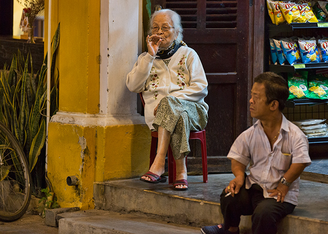Bored Shopkeepers in Hoi An